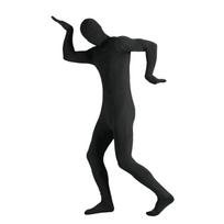 Juodas Zentai Bodis vyrams ir moterims Helovinas Karnavalas Glaudžiai priglundantis kostiumas Spandex Tampri Išnykstantis Cosplay Kombinezonas as the picture-190