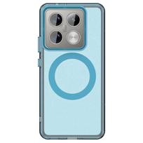 Smūgiams atsparus belaidžio įkrovimo Magsafe telefono dėklas Xiaomi 14T 14 T Mi 14T Pro 5G saldainių magnetinis buferio dangtelis For Xiaomi 14T balta