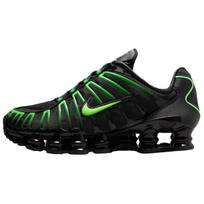 Nike Shox TL serijos neslystantys dilimui atsparūs žemi bėgimo bateliai moteriški juodi žali sportbačiai AV3595-012 43 black