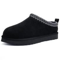 Madingi Litfun Originalūs Suede Sniego Batai Moterims Atsparūs Vandeniui Kailiniai Šlepetės Minkštu Padu Kulniukai Pliušinis Pamušalas Šiltos Jaukios Namų Šlepetės 36