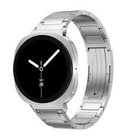 Titano lydinio apyrankė Samsung Galaxy Watch 8 44mm 40mm/8 Ultra 2025 47mm Metalinė apyrankė Galaxy Watch 8 Classic 46mm Juostai Galaxy Watch 8 40mm sidabras
