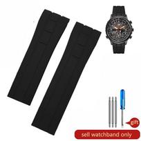 Silikoninis laikrodžio dirželis Citizen City Air Eagle Jy8035-04e 8030 Atsparus vandeniui, prakaitui atsparus Guminės vyriškos silikoninės dalys 23mm 22mm