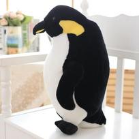 40-80cm Animacinis pingvinas pliušiniai žaislai iškamšos lėlė mergaitei audinys berniukams pagalvė pagalvėlė gimtadienio dovana 40cm juoda