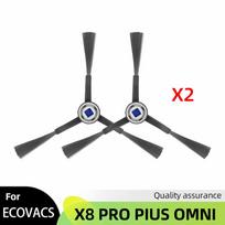 Tinka Ecovacs X8 Pro Omni priedams Pagrindinis šoninis šepetys HEPA filtras Šluostė Dulkių maišelis Atsarginės dalys