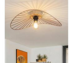 Brilagi - LED paviršinis šviestuvas CERIA WIRE 1xE27/40W/230V 40x56 cm bronzinė/ąžuolas