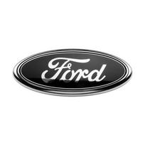 Automobilio priekinės grotelės galinis bagažinės emblemos lipdukas priekinis galinis emblemos ženklelio lipdukas Ford Focus Mondeo Fiesta Line Kugo Transit Escape Fusion Explorer juoda