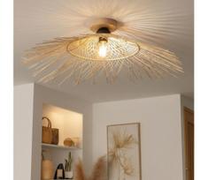 Brilagi - LED prigludęs lubinis šviestuvas CERIA BOHO 1xE27/40W/230V skersmuo 100 cm bambukas/ąžuolas