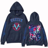 Hazbin Hotel  VOX Character Design Hoodie Man Woman Harajuku Long Sleeve Pullover Tops Sweatshirt Gift 3XL tamsiai mėlyna spalva