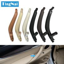 Automobilio kairės dešinės vidinės durys vidinė ABS traukimo rankenos apdailos dangtelis BMW X5 X6 F15 F16 2014-2018 51417292243 Beige Left