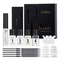 Gollee Skystis blakstienų ir antakių dažymui bei permanentiniam formavimui, juodas, natūralus, blakstienų pakėlimo procedūros rinkinys, makiažo priemonės, 4-6 savaitės blakstienų rietikliui, permanentiniam formavimui