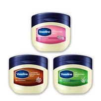 [3 pakuočių rinkinys] Vaseline apsauginis vazelinas 100ml x 3 (Kūdikis + Kakava + Alavijas) Daugiafunkcis balzamas