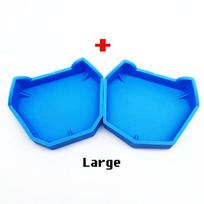 3 Dydis(Didelis/vidutinis/mažas)Dantų laboratorijos gipso modelio bazės buvęs formų padėklas Stomatologo įrankis large