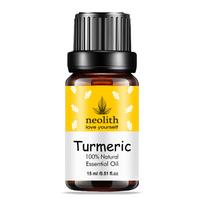Neolito ciberžolės aliejus eterinis aliejus 100 % grynas ir natūralus terapinės klasės, neskiestas, ekologiškas plaukams ir odai, 15 ml 15 ML aukso rudos spalvos