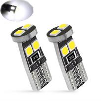 T10 LED lemputė 6000K balta T10 pleišto formos 39-SMD 3014 lustai LED pakeičiamos lemputės LED šoninis gabaritinis žibintas Automobilio numerio lentelės lemputė T10-6SMD-3030 balta