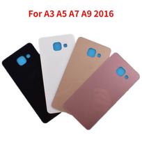 Naujas korpusas Samsung Galaxy A3 A5 A7 A9 2016 A310 A510 A710 A910 galinės baterijos galinės durelės su A310 2016 Black