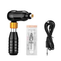 1 vnt Tatuiruotės L formos mašina Tattoo Motor Hybrid Tattoo Pen Profesionalus sukamasis tatuiruočių aparatas su juodu laidu Rotating tattoo pen juoda