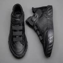 Vyriški odiniai batai Korėjos tendencija Patogūs Loafer Vyriški batai Britų madingi vyriški aukštakulniai 43 juoda