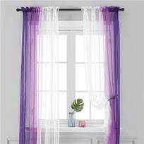 Gradiento tiulio užuolaidos gyvenamajam miegamajam Organza Voile užuolaidos langų apdirbimo plokštėms užuolaidos 1vnt W132xL160cm 1pc