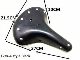 G98 Retro vintage dviračio balnelis grynos karvės odos rankų darbo sėdynė  Custion Bike  sportinis balnelis dviračio balnelis dviračio sėdynė