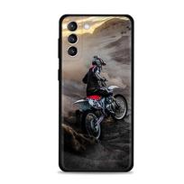 Dėklas Samsung Galaxy S22 S21 S20 Ultra FE S10 S9 S8 Plus S10e Note 20Ultra 10Plus Dangtelis Funda Moto Cross motociklo sportas Samsung S9 Plus