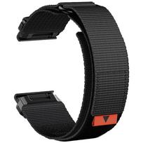 22 mm 26 mm nailono kilpinis dirželis skirtas Garmin 5Plus 6Pro 7Pro Easy Fit apyrankei laikrodžio apyrankei Fenix ​​7XPro 5XPlus 6XPro apyrankei Tactix7 diržui Quick Fit 22mm juoda