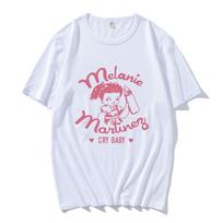 Melanie Martinez Portals Tour Marškinėliai Medvilniniai Minkšti Aukštos Kokybės Moteriški Marškinėliai Juokingi Animaciniai Spaudiniai Mergaitėms Laisvalaikio Juokingi Viršutiniai Drabužiai XS balta