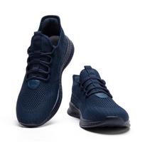 madingi Fujeak Laisvalaikio Komforto Padu Vyriški Batai Lengvi Kvėpuojantys Tinklelio Sportbačiai Vyrams Neslystanti Vyriška Avalynė Zapatillas Hombre 42 mėlyna