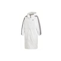 Adidas W Šilta striukė Lauko sportui Ilgomis rankovėmis Medvilninė striukė Moteriška striukė Balta GF0026 XL