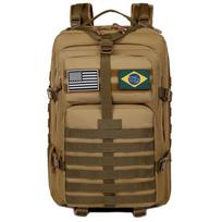 Men's Large Capacity Camouflage Hiking & Camping Backpack chaki