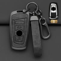 Lydinio stiliaus automobilio rakto dėklas gaubtas apvalkalas pakabukas BMW X1 X3 X5 X6 X7 1 3 5 6 serijos G20 G30 G11 F15 F16 G01 G02 F48 priedai