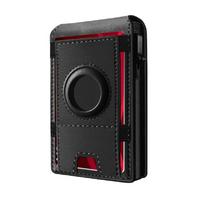 Stilinga RFID blokuojanti dvipusė piniginė su iššokančia kortele, ideali dovana vyrams billeteras carteras de hombre vyriškos piniginės juoda