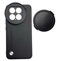 Skirta XIAOMI 14 / 15 / 14 PRO / 15 PRO 58MM sriegio sąsajos filtro žiedo adapterio telefono dėklui Universaliam ZOMEI CPL VU žvaigždžių filtravimui For XIAOMI 14 juoda