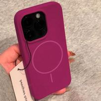 Prabangus skysto silikono dėklas iPhone 16E 16 15 14 Plus 13 12 Pro Max 11, skirtas Magsafe magnetiniam belaidžiam įkrovimui, smūgiams atsparus dangtelis For iPhone 16 Pro