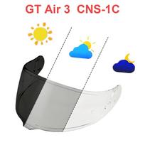 Fotochrominis HD skydelis GT Air 3, Neotec 3 – Vėjo ir dulkių nepraleidžiantis šalmo skydelis