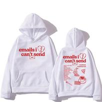 Sabrina-Carpenter El. laiškai, kurių negaliu siųsti Hoodies Laisvalaikio Grafinis Spausdinimas Su Gobtuvu Megztiniai Moletom Unisex Moterys Vyrai Viršutiniai Drabužiai S