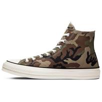 Carhartt WIP x Converse Chuck 70 High Camo Unisex Kedai Žali Covert-Green Tamsiai Žemiški 169221C 36
