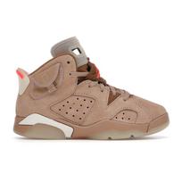 Travis Scott x Air Jordan 6 Retro PS British Khaki Vaikams Sportbačiai Rudo Smėlio spalvos, Balti, Ryškiai Raudoni DH0693-200 28