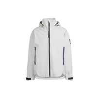 Adidas „Myshelter“ atspindinti „Rain.Rdy“ spausdinta laisvalaikio striukė su gobtuvu vyrams, šviesiai pilka, IR6139 L white