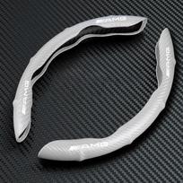 2 vnt. Anglies pluošto neslystantis vairo užvalkalas Automobilio priedai Mercedes Benz AMG W212 W205 W246 W177 W176 W213 GLC GLE GLS ML Sveikinimo projekcija balta