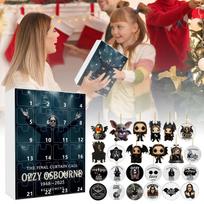24 dienų Naujas Ozzy Osbourne Motociklo Varpelis Advento Kalendorius Ozzy Osbourne 2D Akrilinis Pakabukas Kalėdų Atgalinio Skaičiavimo Advento Kalendorius Dovana style A-1