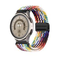 Suderinama magnetinė pintos nailono apyrankė, skirta Huawei GT4 ir Samsung Watch6 (20mm/22mm) 22mm custom for Huawei/Samsung