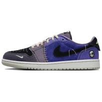 Zion Williamson x Air Jordan 1 Retro Low OG Voodoo Alternatyvūs Vyriški Sportbačiai Mėlyni Karališkos Violetinės Garų Žali IH2309-500 36.5