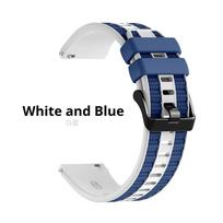 Universalus 22 mm silikoninis minkštas dirželis Tinka dirželis HUAWEI Watch Ultimate 2 Originalus laikrodžio dirželis WATCH GT6 Pro GT5 GT4 46mm Apyrankė Išmanusis laikrodis Correa Universal 22mm Width balta