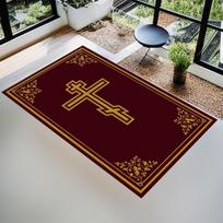 Personalizuotas maldos kilimėlis musulmoniškam moderniam namui svetainės dekoras Kilimėlis Moters dovana musulmonui Janamaz Islamo kilimėlis Populiarus kilimėlis 40X60cm