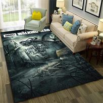 Horror TV The Walking Dead TWD Carpet Rug for Home Living Room Bedroom Sofa Doormat Decor,kid Play Area Rug Non-slip Floor Mat 40x60cm