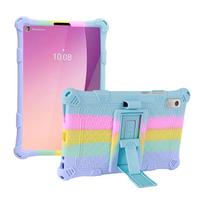 Dėklas, skirtas Lenovo Tab M9 TB-310FU TB-310XU, su stoveliu, minkštas silikonas, saugus vaikams, pilnos apsaugos planšetės dėklas Funda M9 TB-310FU TB-310XU