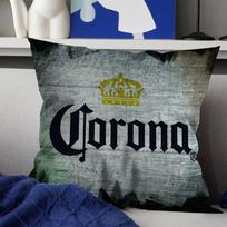 C-Corona E-Extra Alaus Logotipas Pagalvės Užvalkalai Animacinis Sofa Dekoratyvinis Namų Dvipusis Spausdinimas Trumpas Pliušas Mielas Pagalvės Užvalkalas 12x12Inch