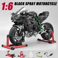 Purškiklis 1:6 Kawasaki Racing Ninja 500 H2R Motociklo Simuliacinis Garsas Šviesa   Greiti ir Įsiutę Vaikų Dovanų Kolekcija   Vertės Rodymas