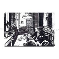Corto Maltese Merginos Bučiavimas Saldi Pora Hugo Pratt Komiksų Herojus Meilės Nuotykis Metalinė Plokštelė Individualizuota Sienos Urvo Baro Skardos Ženklas Plakatas 20x30cm（7.8x11.8inch）