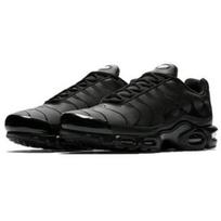 Nike Air Max Plus Triple Black Oda AJ2029-001 EU 40 armijos žalia spalva